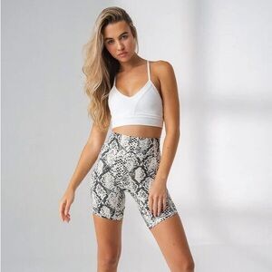Women's Snake Print Shorts